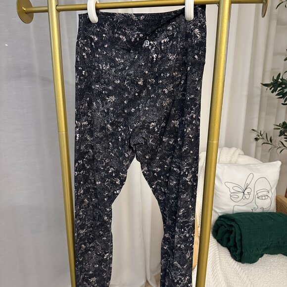Lululemon Align Pant II 22" Inseam Leggings Equalized Multi Floral Size 6 Women - Picture 2 of 4